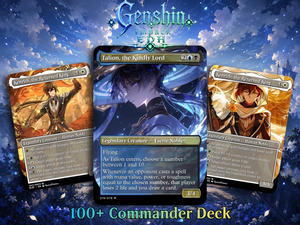 Genshin Impact Anime Commander Deck | 114+ Cards | ProxyTCG