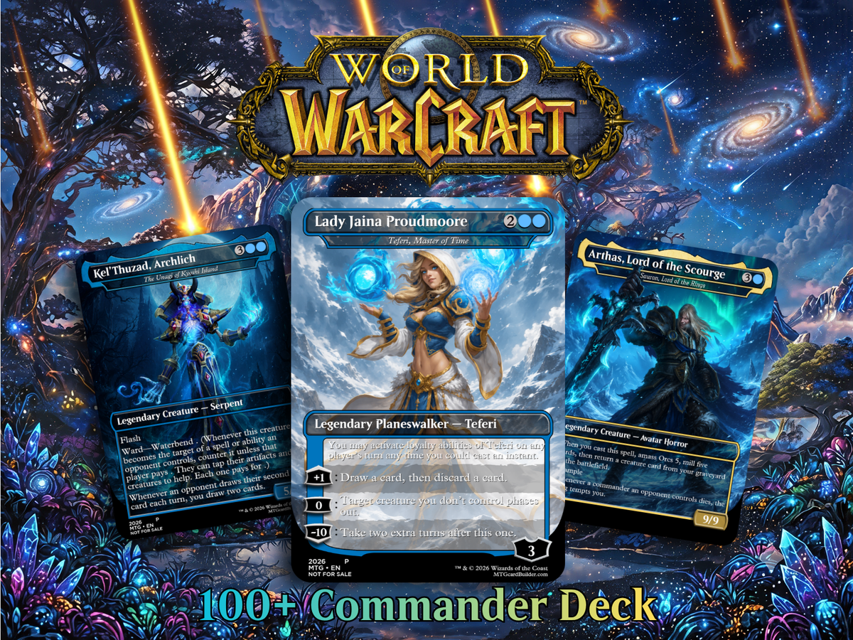 Redemption of Arthas Lich King Commander Deck | 106-Card | ProxyTCG
