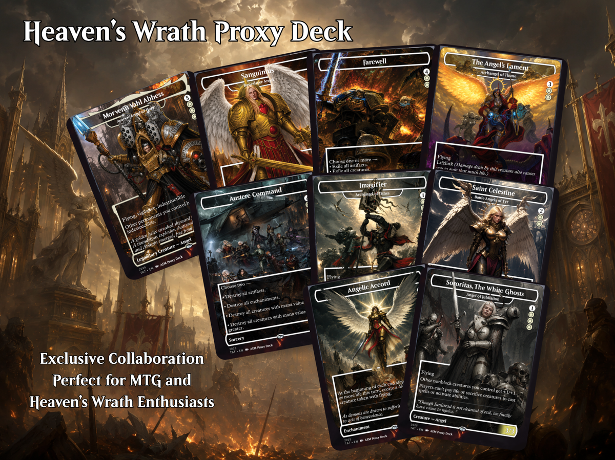 | New | Heaven's Wrath Giada Space Nun Commander Deck | 100-Card MTG Proxy EDH Set | ProxyTCG