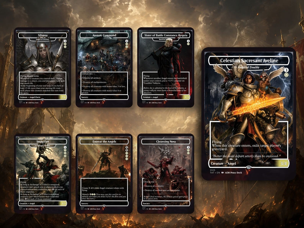 Heaven's Wrath Giada Space Nun Commander Deck | 100-Card MTG Proxy EDH Set | ProxyTCG