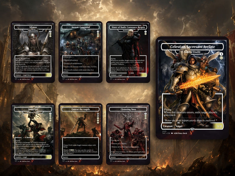 Heaven's Wrath Giada Space Nun Commander Deck | 100-Card MTG Proxy EDH Set | ProxyTCG
