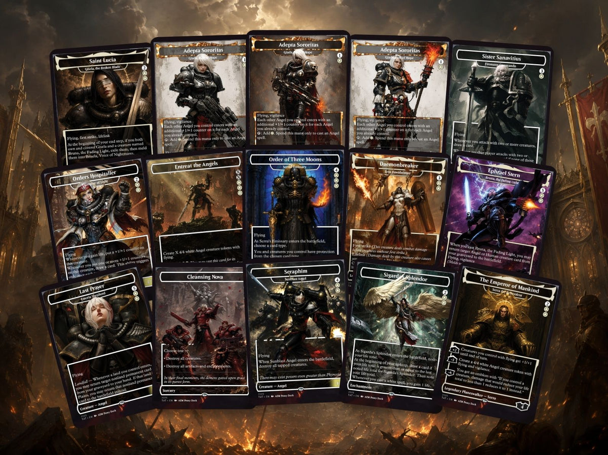 Heaven's Wrath Giada Space Nun Commander Deck | 100-Card MTG Proxy EDH Set | ProxyTCG