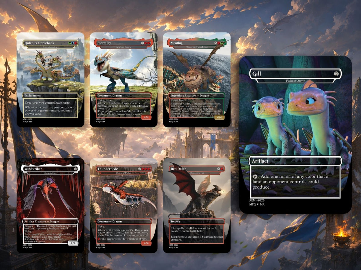 How To Train Your Dragon Commander Deck – 116+ Cards | ProxyTCG