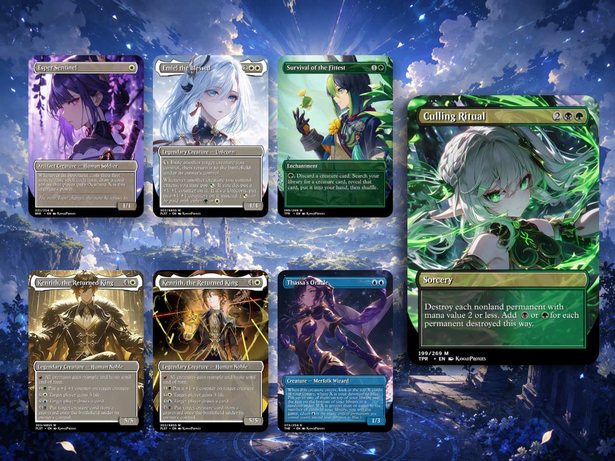 Genshin Impact Anime Commander Deck | 114+ Cards | ProxyTCG