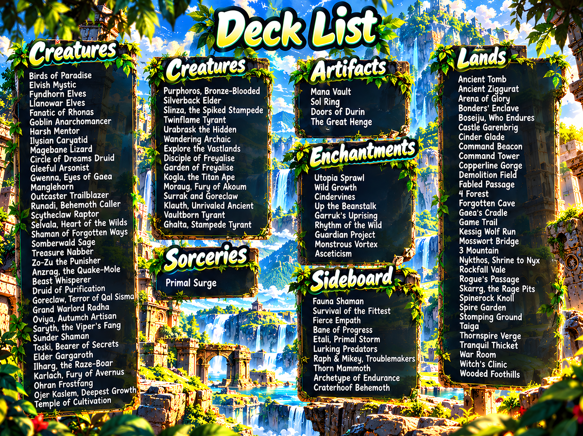 Muscle Mommies Commander Deck – 100+ Cards Custom Art EDH Set