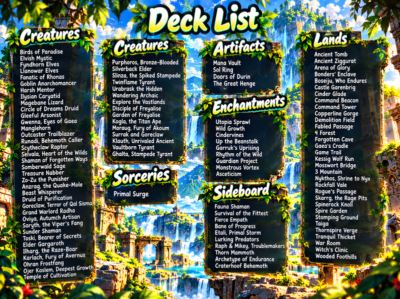 Muscle Mommies Commander Deck – 100+ Cards Custom Art EDH Set