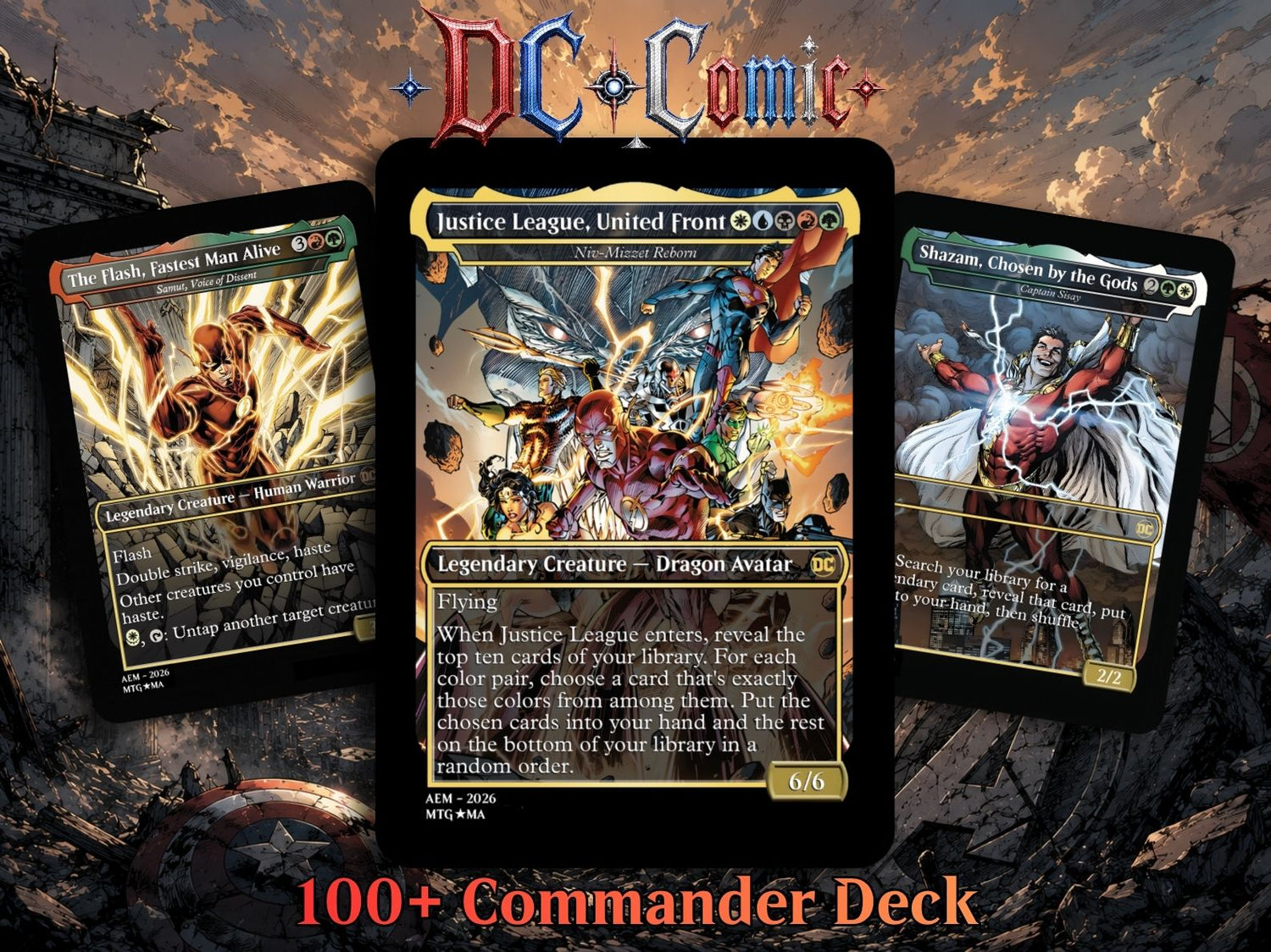 DC Superhero Commander Deck | 120+ Cards | ProxyTCG