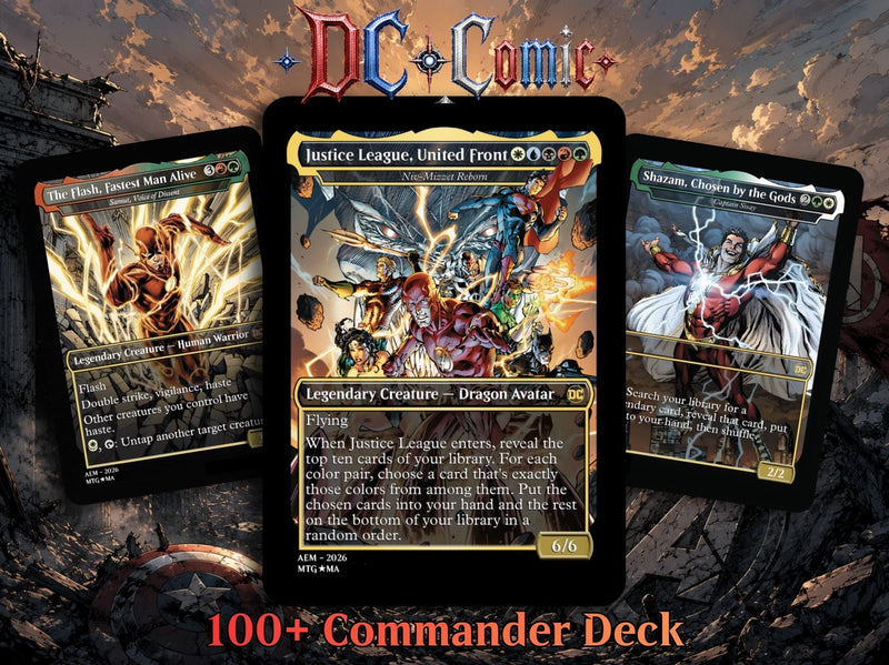 DC Superhero Commander Deck | 120+ Cards | ProxyTCG