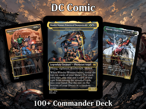 | New | DC Superhero Commander Deck | 120+ Cards | ProxyTCG