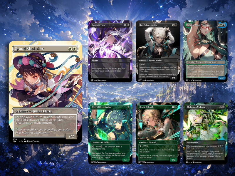 Genshin Impact Anime Commander Deck | 114+ Cards | ProxyTCG