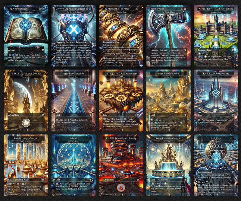 Captain America Super-Soldier Commander Deck | 123+ Cards | ProxyTCG
