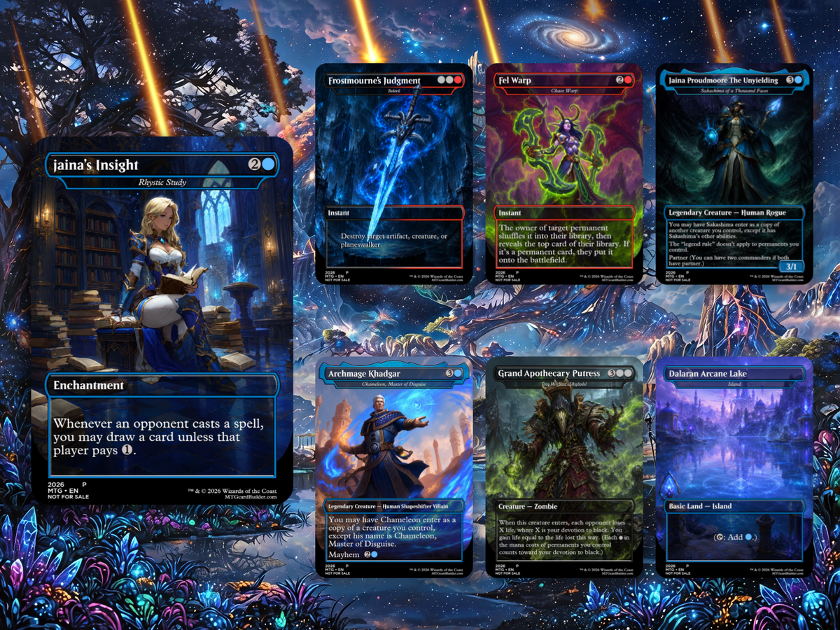 Redemption of Arthas Lich King Commander Deck | 106-Card | ProxyTCG