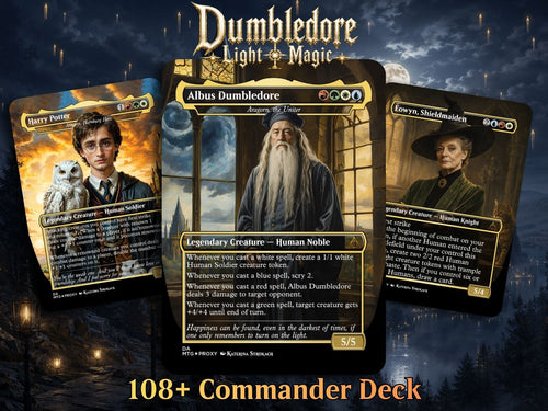Dumbledore Light Magic Commander Deck | 108+ Cards | ProxyTCG