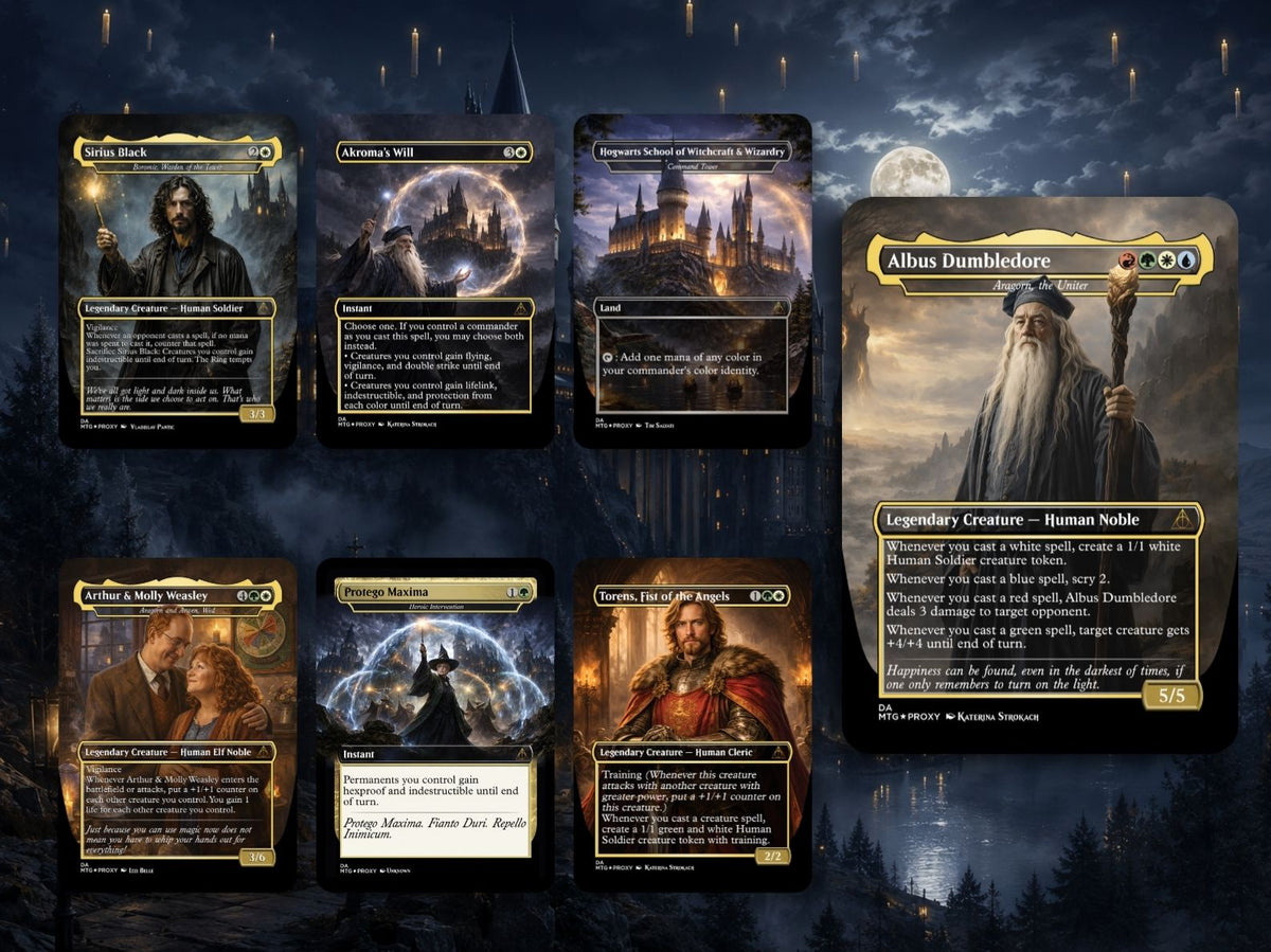 Dumbledore Light Magic Commander Deck | 108+ Cards | ProxyTCG