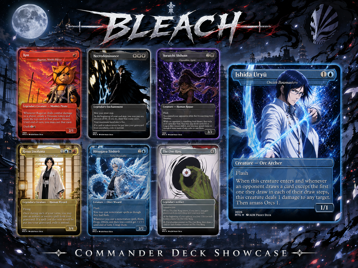 Bleach Anime Commander Deck | 107+ Cards | ProxyTCG