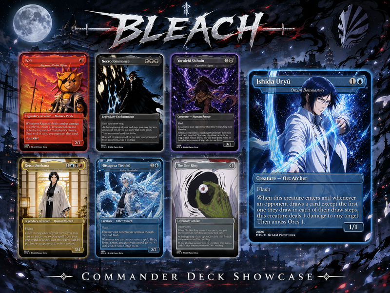 Bleach Anime Commander Deck | 107+ Cards | ProxyTCG