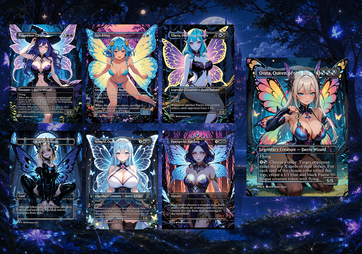 Alela Faeries Commander Deck | 93+ Cards | ProxyTCG
