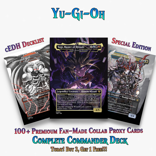 New Yugioh Dark Magic Commander Deck | 111+ Cards | ProxyTCG