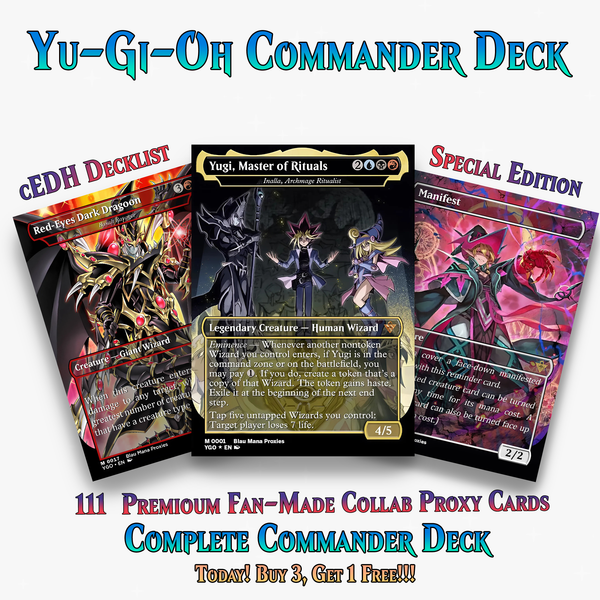 Yugioh Dark Magic Commander Deck | 111+ Cards | ProxyTCG