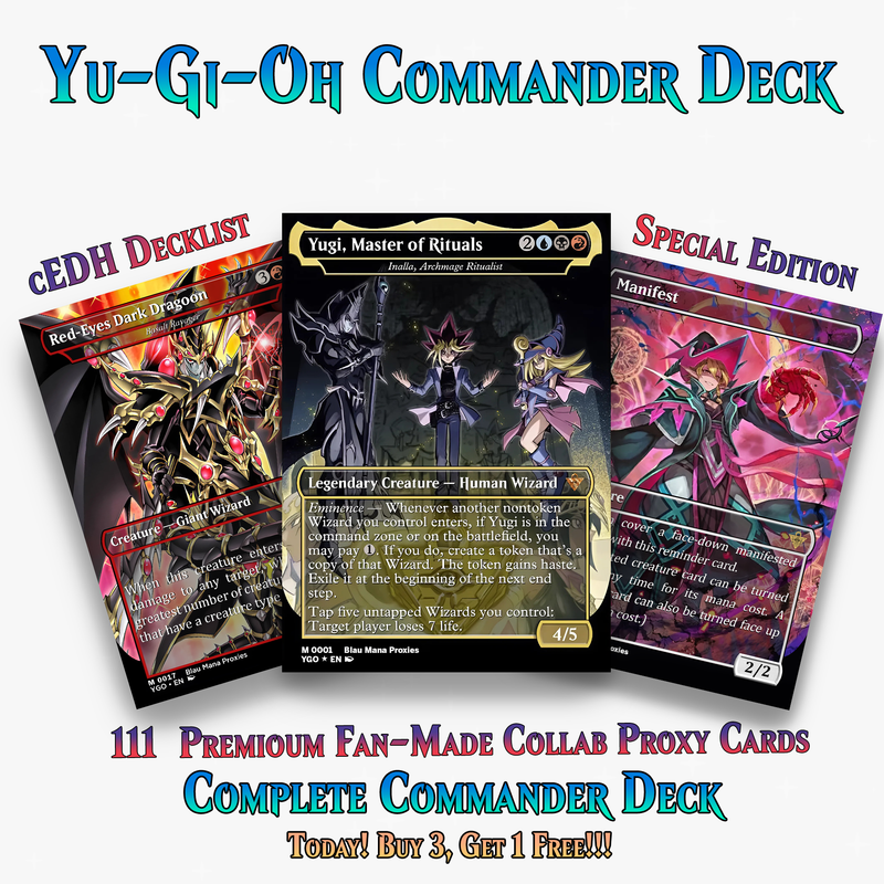 Yugioh Dark Magic Commander Deck | 111+ Cards | ProxyTCG