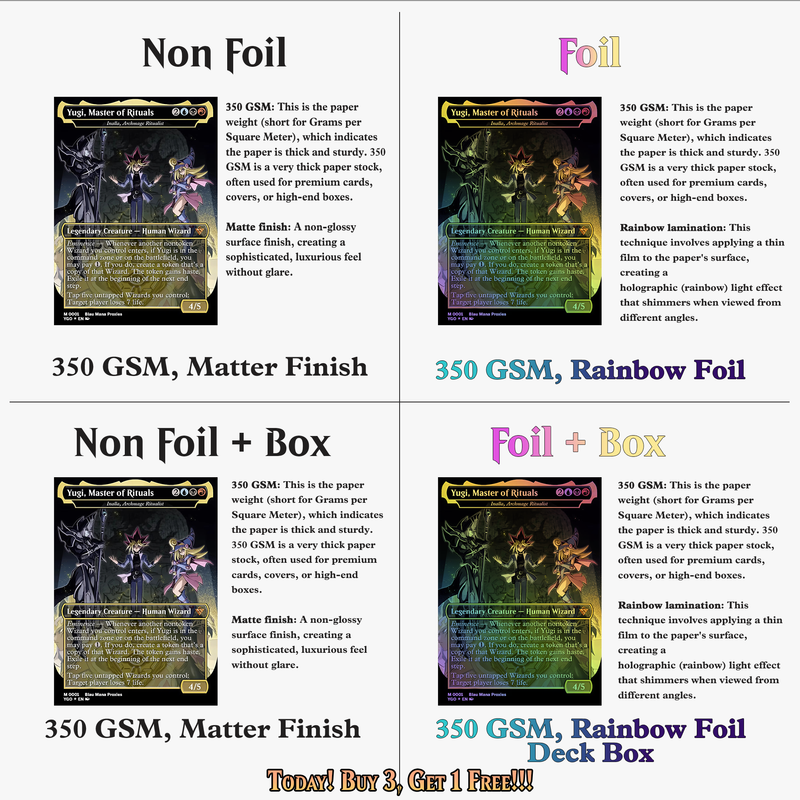 Yugioh Dark Magic Commander Deck | 111+ Cards | ProxyTCG