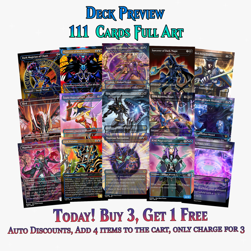 Yugioh Dark Magic Commander Deck | 111+ Cards | ProxyTCG