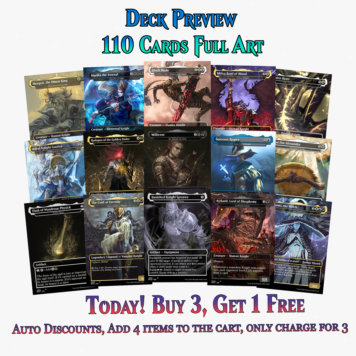 Elden Ring Commander Deck –  100+ Cards | ProxyTCG