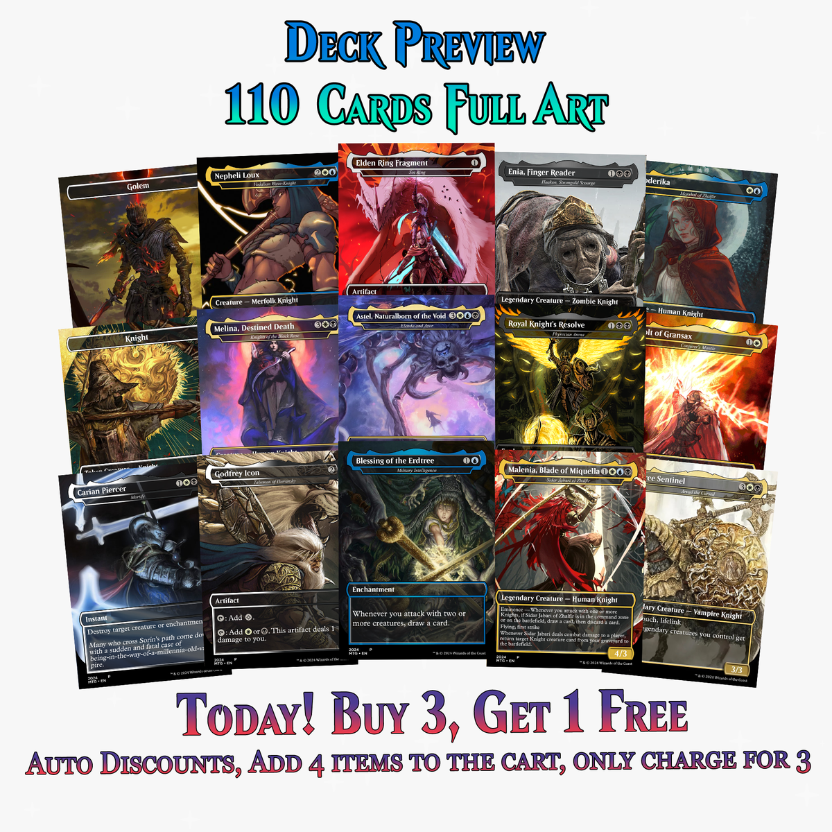 Elden Ring Commander Deck –  100+ Cards | ProxyTCG