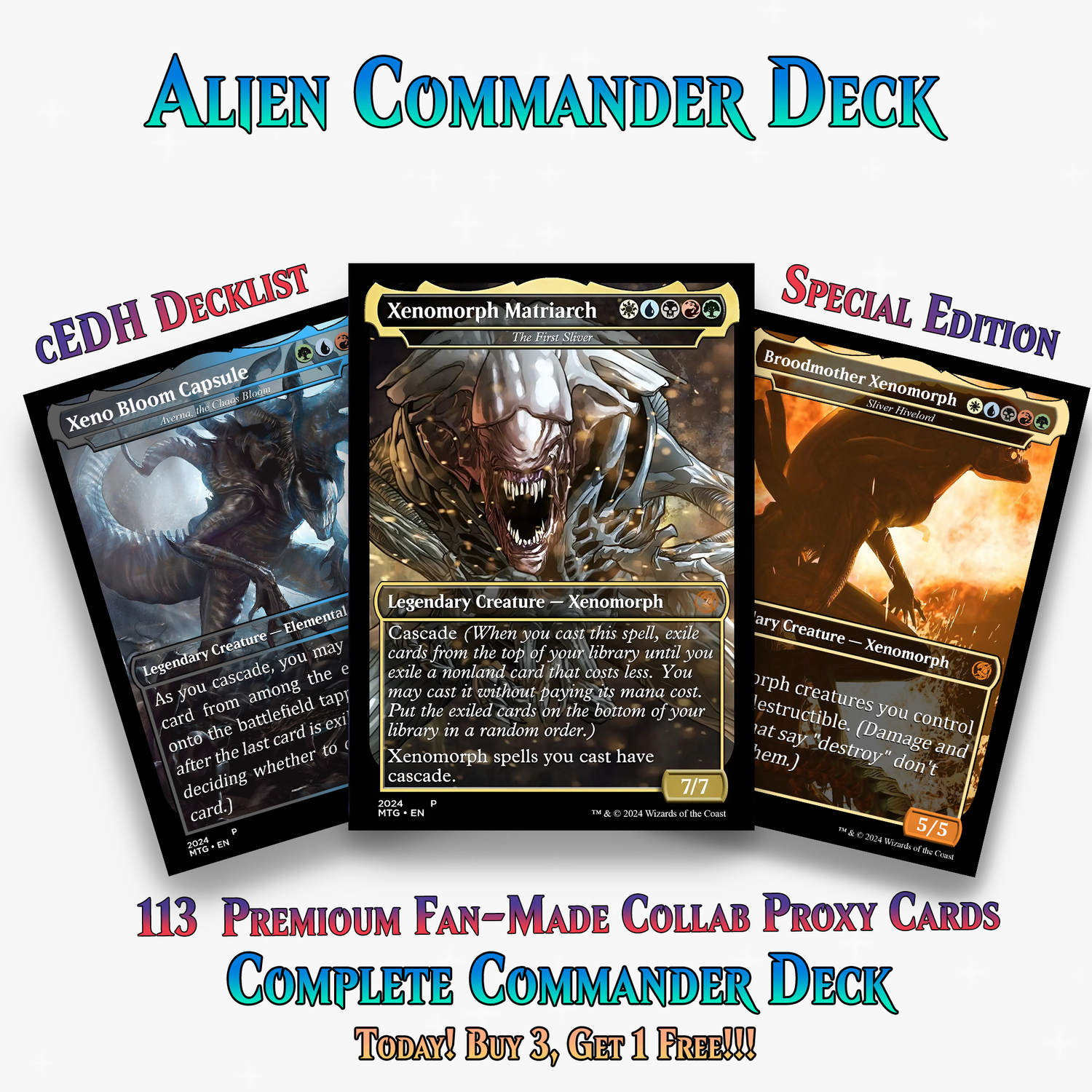Xenomoth Alien Commander Deck – 113+ Cards | ProxyTCG