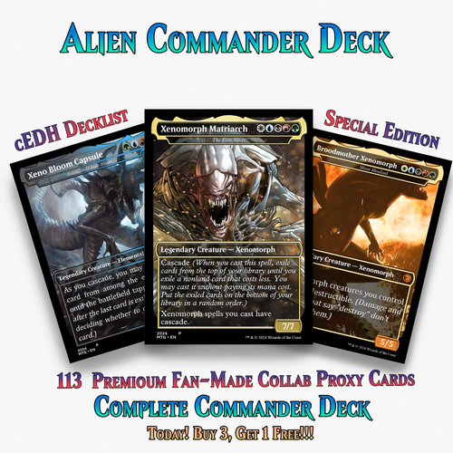 Xenomoth Alien Commander Deck – 113+ Cards | ProxyTCG