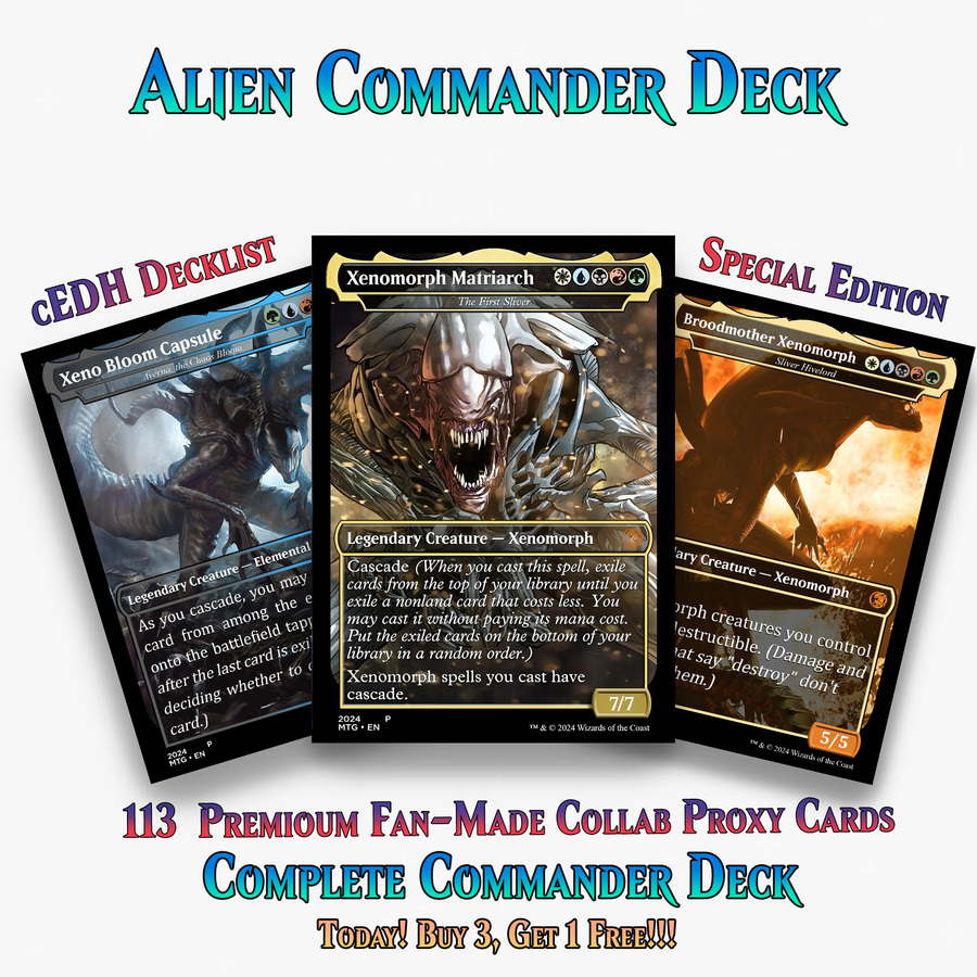 Xenomoth Alien Commander Deck – 113+ Cards | ProxyTCG