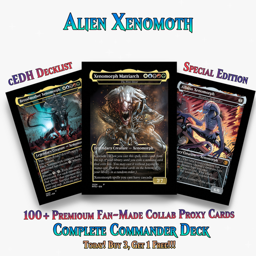 | New | Xenomoth Alien Commander Deck – 113+ Cards | ProxyTCG
