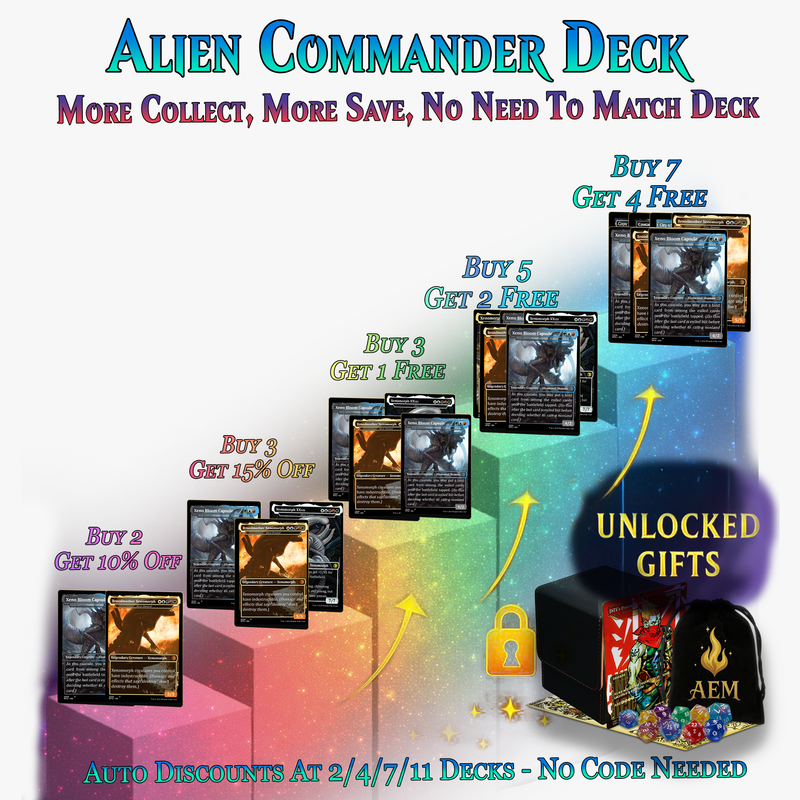 Xenomoth Alien Commander Deck – 113+ Cards | ProxyTCG