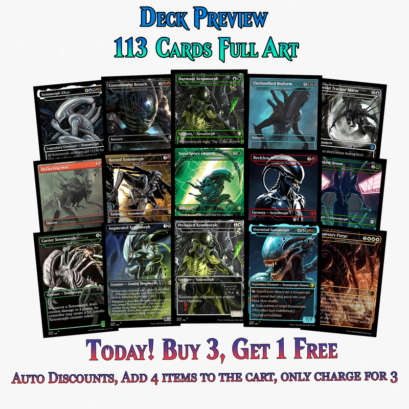 Xenomoth Alien Commander Deck – 113+ Cards | ProxyTCG