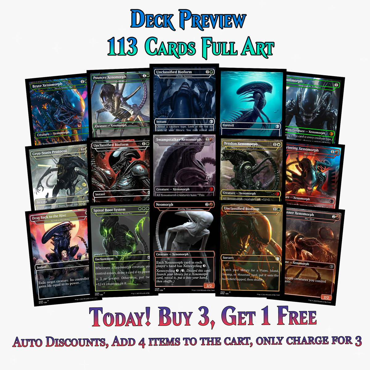 Xenomoth Alien Commander Deck – 113+ Cards | ProxyTCG