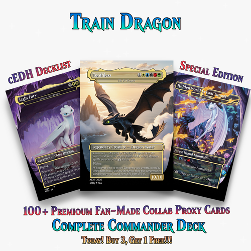 | New | How To Train Your Dragon Commander Deck – 116+ Cards | ProxyTCG