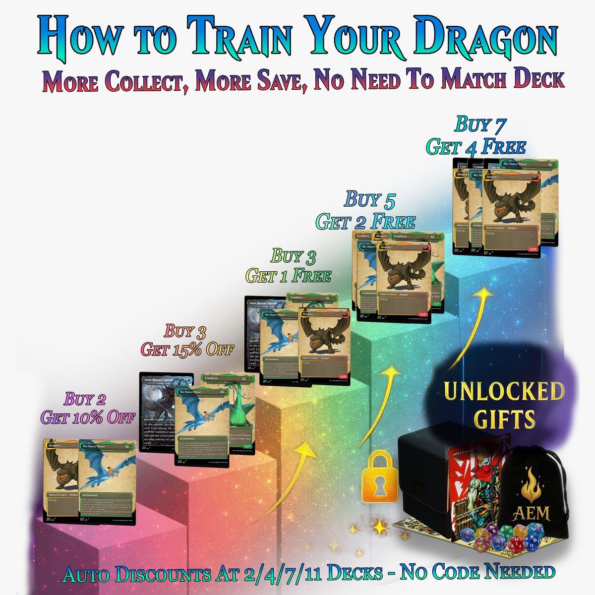 How To Train Your Dragon Commander Deck – 116+ Cards | ProxyTCG