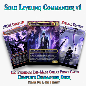 Solo Leveling Commander Deck – 112+ Cards | ProxyTCG
