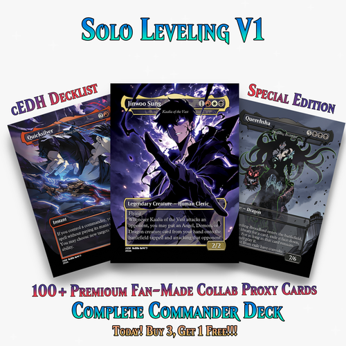 | New | Solo Leveling Commander Deck – 112+ Cards | ProxyTCG
