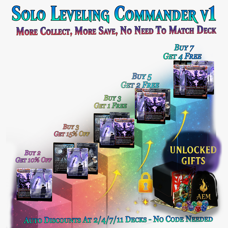 Solo Leveling Commander Deck – 112+ Cards | ProxyTCG