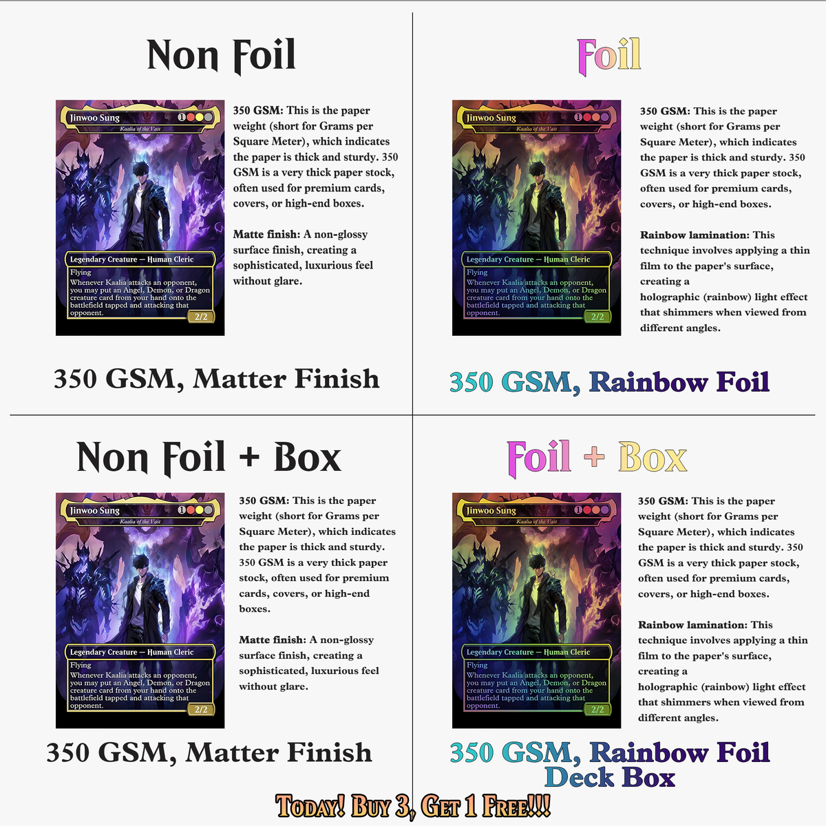 Solo Leveling Commander Deck – 112+ Cards | ProxyTCG