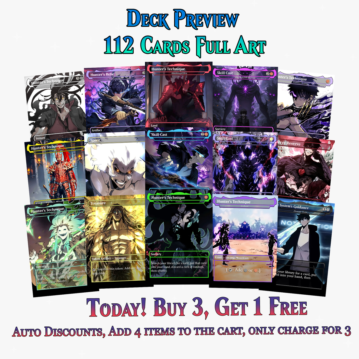 Solo Leveling Commander Deck – 112+ Cards | ProxyTCG