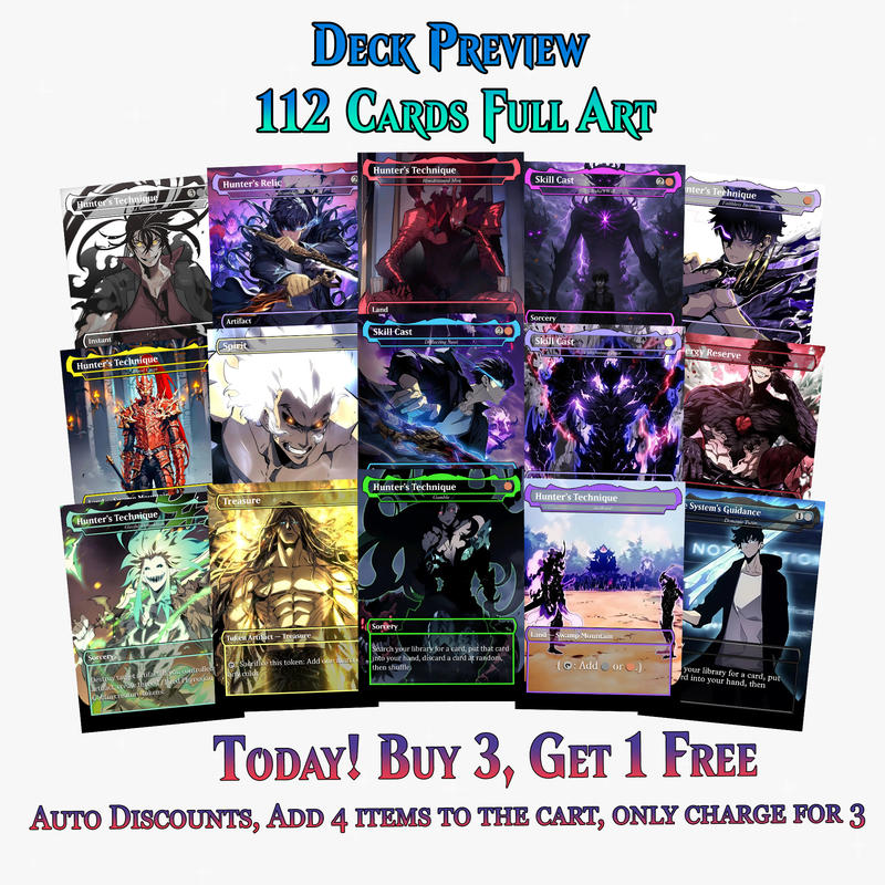 Solo Leveling Commander Deck – 112+ Cards | ProxyTCG