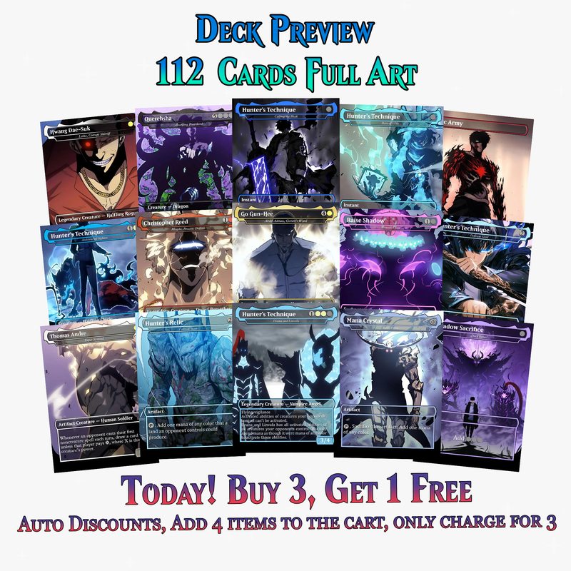 Solo Leveling Commander Deck – 112+ Cards | ProxyTCG