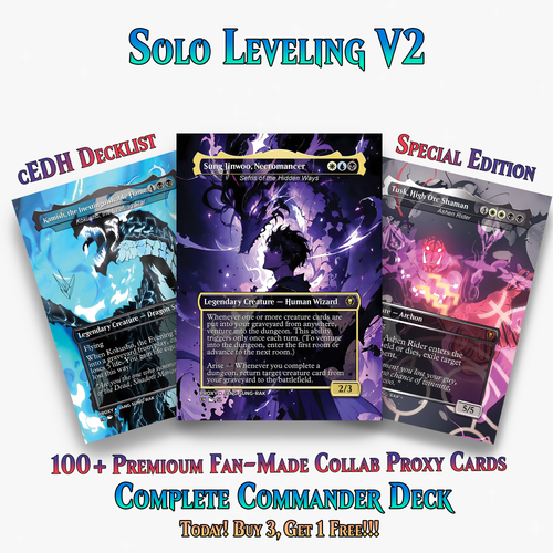| New | Solo Leveling Commander Deck V2 – 117+ Cards | ProxyTCG