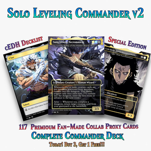 Solo Leveling Commander Deck V2 – 117+ Cards | ProxyTCG