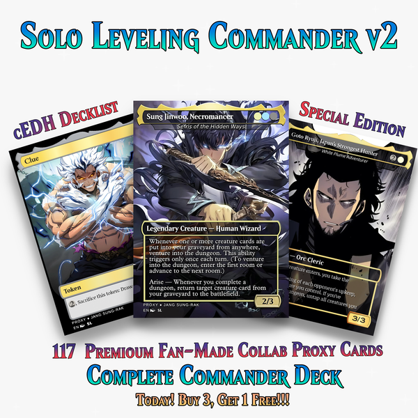 Solo Leveling Commander Deck V2 – 117+ Cards | ProxyTCG