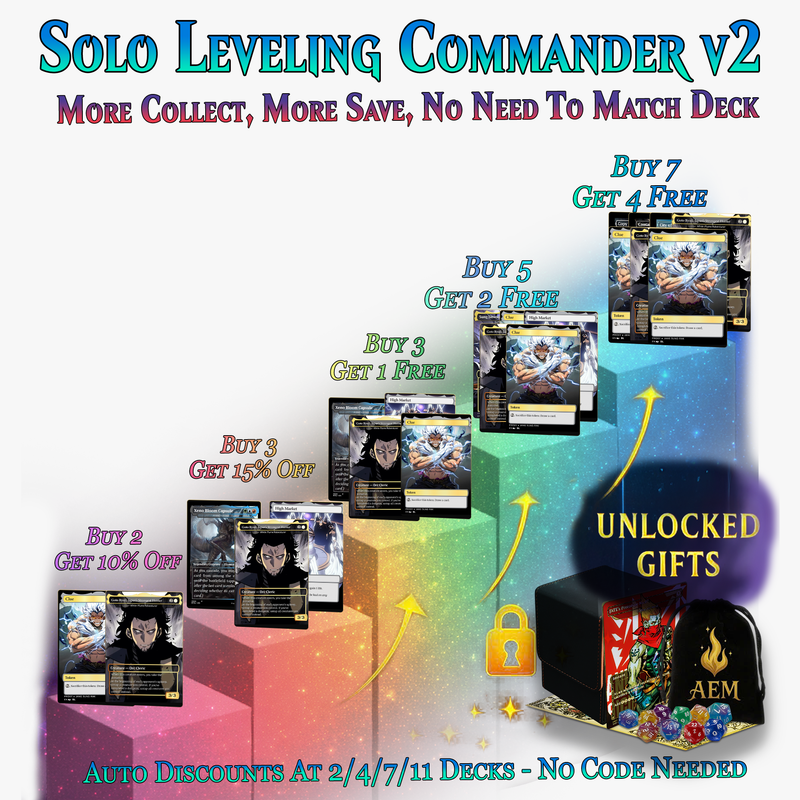 Solo Leveling Commander Deck V2 – 117+ Cards | ProxyTCG