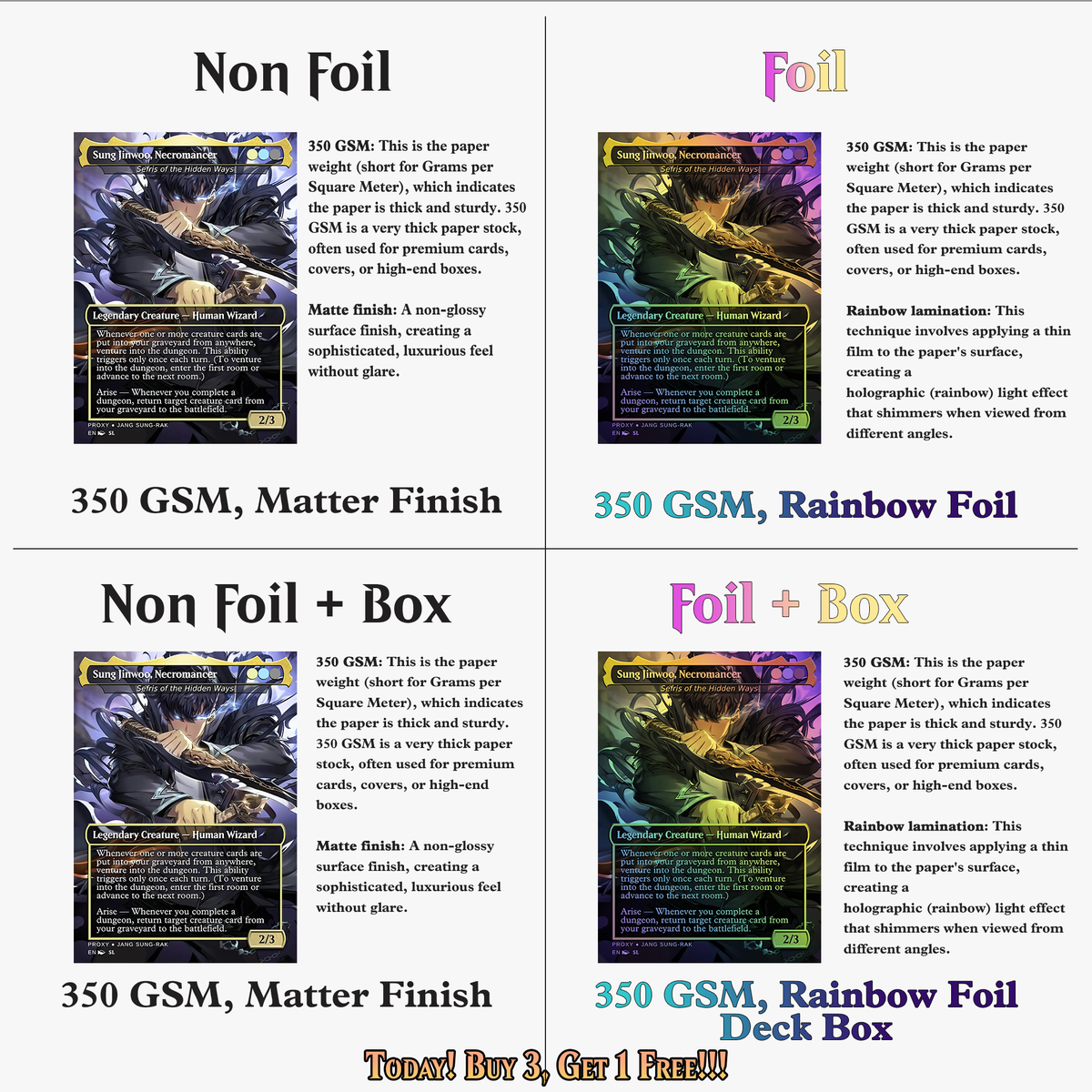 Solo Leveling Commander Deck V2 – 117+ Cards | ProxyTCG