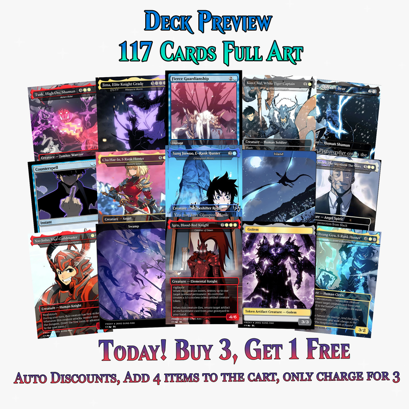 Solo Leveling Commander Deck V2 – 117+ Cards | ProxyTCG